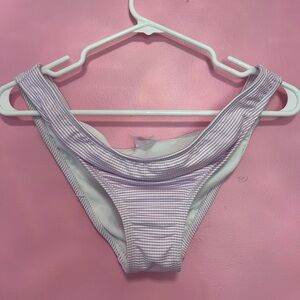 Xhilaration Pink and White Striped Bikini Set